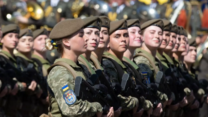 Украинские женщины готовы защищать Родину