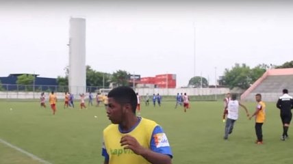 В Бразилии финал молодежного турнира завершился массовой дракой (Видео)
