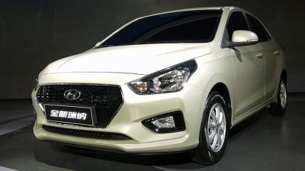 Появились первые фото нового бюджетного седана Hyundai