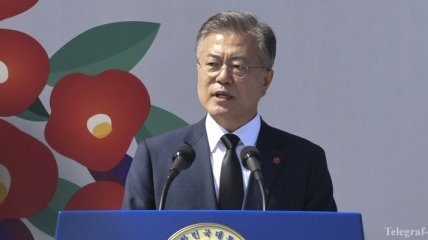 Лидер Южной Кореи прибыл на встречу с Ким Чен Ыном