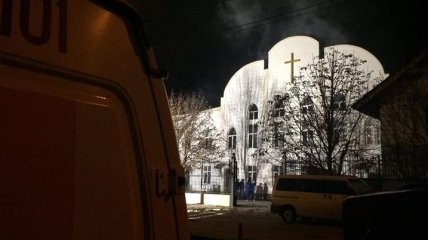 В Николаеве горела церковь