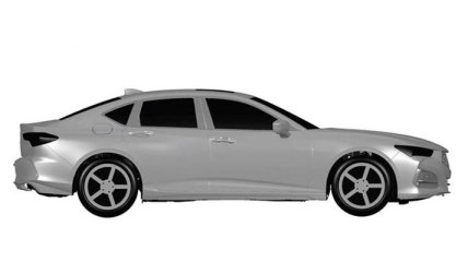Запатентовано изображение седана Acura TLX