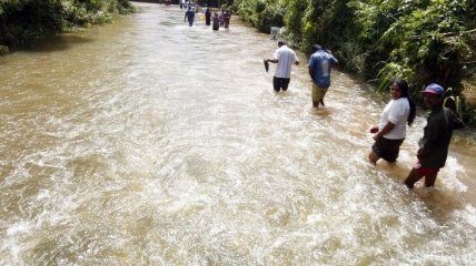 В Китае из-за наводнения пострадали более 760 тысяч человек