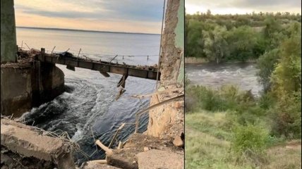 После удара по Кривому Рогу уровень воды в реке поднялся местами на два метра