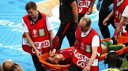 Португалия - Франция: Роналду травмировался в финале Евро-2016
