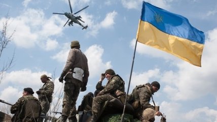 Украинские военные на страже страны