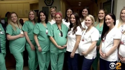 Новый бэби-бум: в одной больнице США забеременели сразу 15 сотрудниц