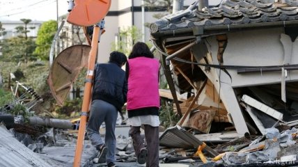 Землетрясение в Японии: много людей заблокированы под завалами