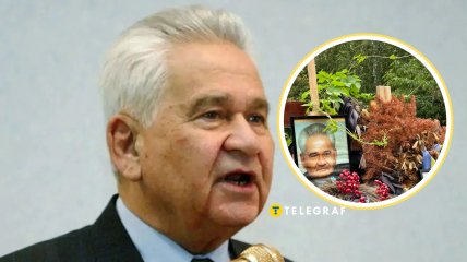 Вітольд Фокін похований на Байковому кладовищі в Києві