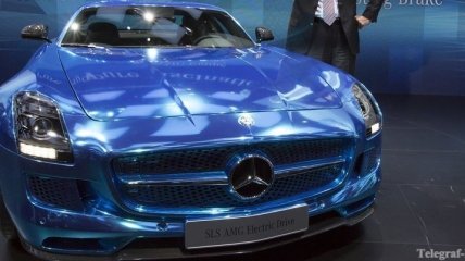 Самый мощный в мире электрокар - Mercedes SLS AMG