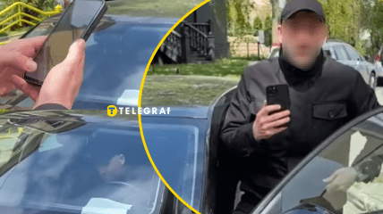 В Луцке водитель авто устроил скандал на дороге