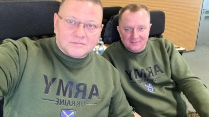Генералы Валерий Залужный и Сергей Шаптала