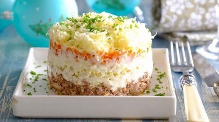 Рецепт дня: салат Мимоза
