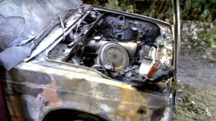 Полтавскому журналисту сожгли автомобиль