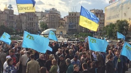 В столице проходит акция памяти депортации крымских татар