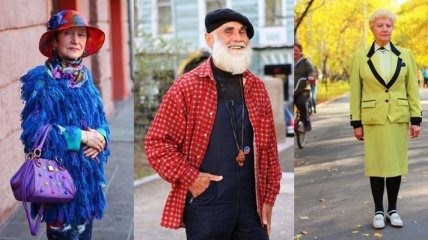 Молоды душой: самые модные в мире бабушки и дедушки (Фото)