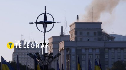 У Києві палає Кабмін
