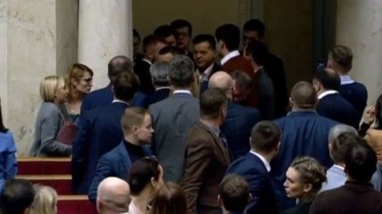 Бужанский против Лероса: "Слуги народа" устроили драку в зале ВР (Видео)