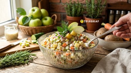 Сделать Оливье вкуснее помогут простые ингредиенты