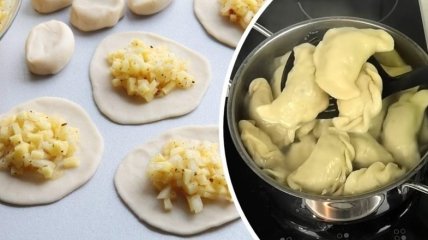 Вареники з сирою картоплею — рецепт