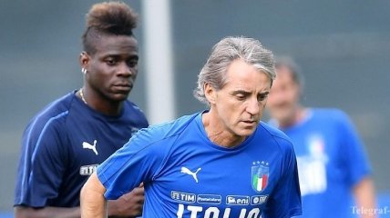 Манчини - о Балотелли и его будущем в сборной Италии