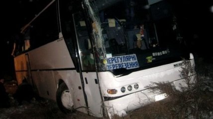 В Тернопольской области перевернулся пассажирский автобус