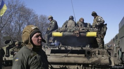 Позиции сил АТО обстреляли возле Артемовска