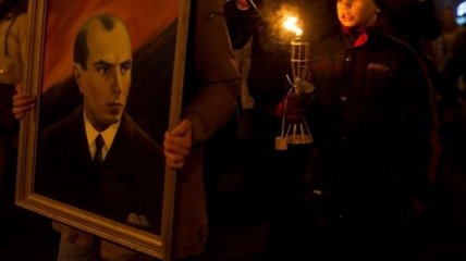 В Киеве проходит шествие в честь Бандеры 