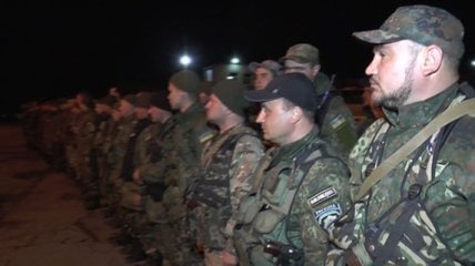 В Сумы в рамках ротации вернулись 100 бойцов сводного отряда МВД
