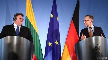 Главы МИД Литвы и ФРГ обсудили варианты решения конфликта на востоке Украины