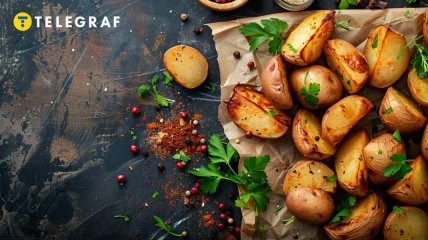 Така картопля чудово підійде в якості вечері  (зображення створено за допомогою ШІ)