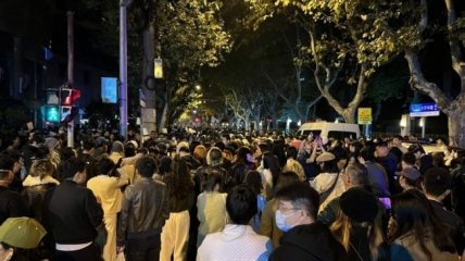 Протесты в Шанхае