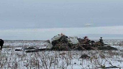 Ил-76, упавший возле Белгорода