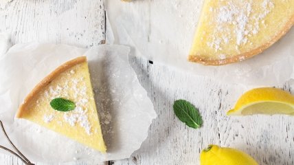 Лимонный тарт - рецепт без выпекания
