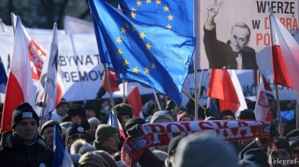 В Польше проходят антиправительственные протесты