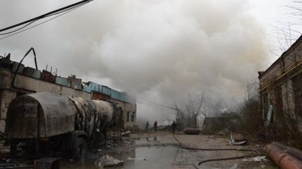 В производственном цеху в Днепропетровской области возник пожар