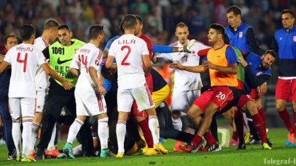 Тренер сборной Албании: сербские полицейские били наших игроков