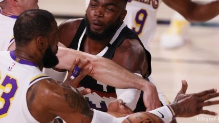 НБА: Денвер обыграл Лейкерс с трипл-даблом Леброна (Видео)