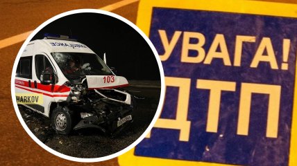 Авария на трассе недалеко от Харькова