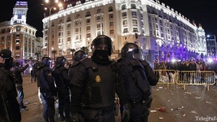 Многотысячные акции протеста прошли по всей Испании