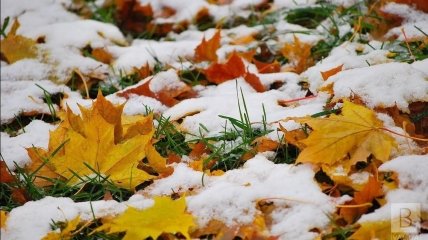 Сніг у жовтні очікується лише в окремих регіонах
