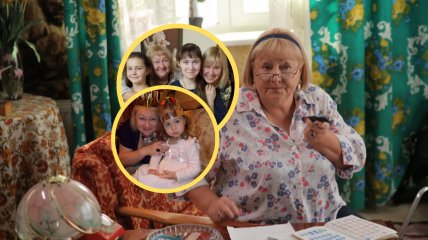 Тетяна Шеліга та її сім'я