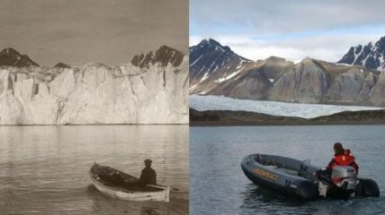 Арктика до и после: как тает самый холодный район Земли (Фото)