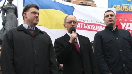 "Батькивщина", "УДАР" и "Свобода" дадут претендента на мэра Киева
