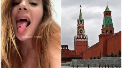 Рита Фокс оголилася на тлі Кремля