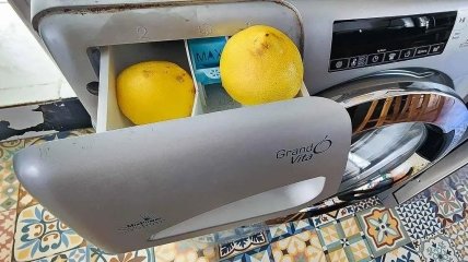 Лимон та оцет — потужний дует для очищення відсіку для мийних засобів
