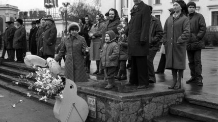 Жители СССР на демонстрации