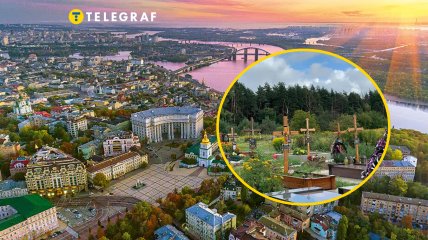 Кладбище в Украине.