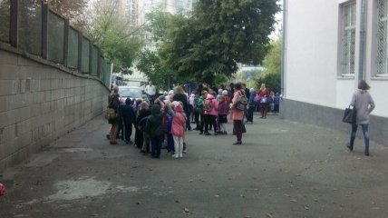 В центре Киева горела школа