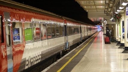 В Лондоне загорелся поезд